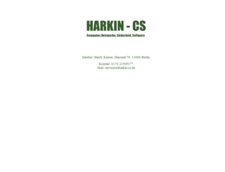 harkin-cs.de screenshot