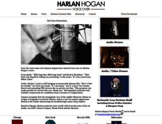 harlanhogan.com screenshot