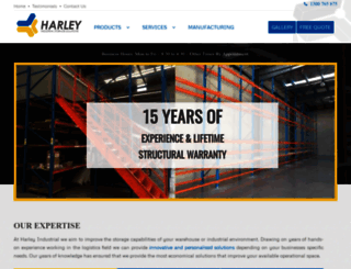 harleyindustrial.com.au screenshot