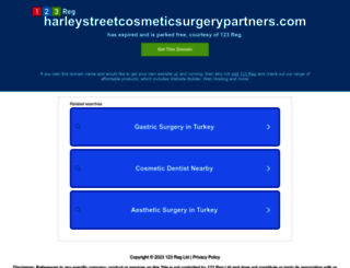 harleystreetcosmeticsurgerypartners.com screenshot