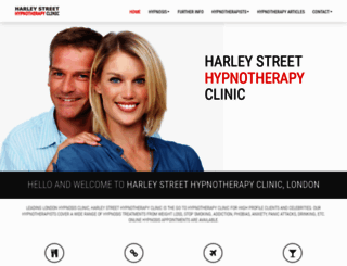 harleystreethypnotherapyclinic.com screenshot