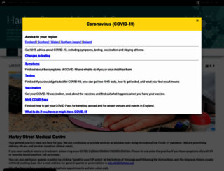 harleystreetmedicalpractice.org.uk screenshot
