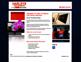 harleystv.co.uk screenshot