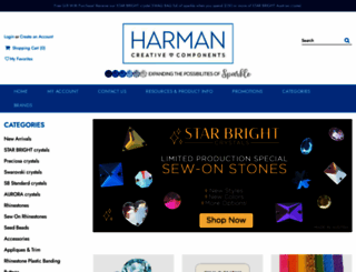 harmanbeads.com screenshot