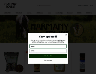 harmanyequine.com screenshot