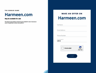 harmeen.com screenshot