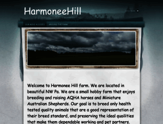 harmoneehill.com screenshot