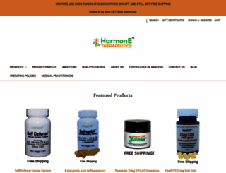 harmonetherapeutics.com screenshot