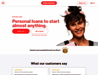 harmoney.com screenshot