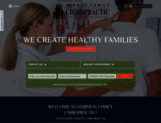harmonfamilychiropractic.com screenshot