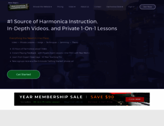 harmonicalessons.com screenshot