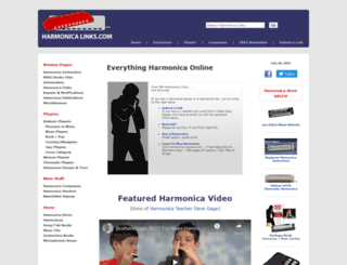 harmonicalinks.com screenshot