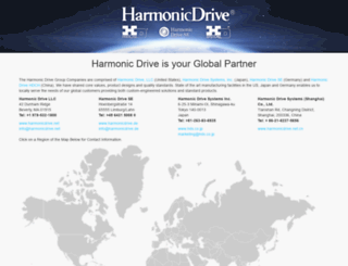 harmonicdrive.com screenshot