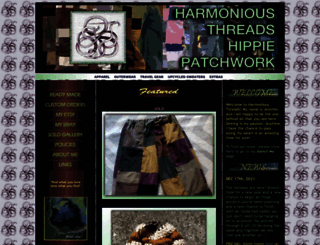 harmoniousthreads.com screenshot