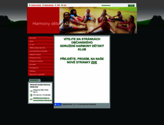 harmony-aerobic.webnode.cz screenshot