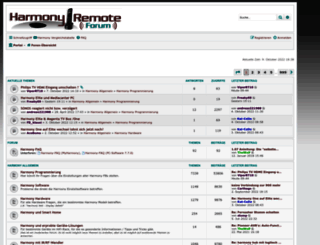harmony-remote-forum.de screenshot