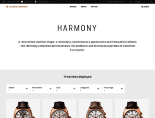 harmony.vacheron-constantin.com screenshot
