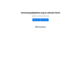 harmonyadoptions.org screenshot