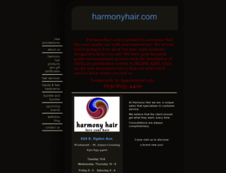 harmonyhair.com screenshot