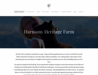 harmonyheritagefarm.com screenshot