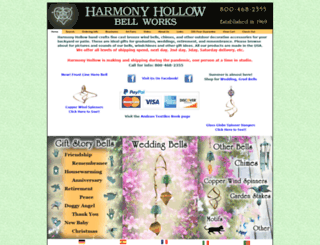 harmonyhollow.com screenshot