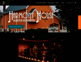 harmonyhousetheatre.com screenshot