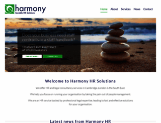 harmonyhrsolutions.com screenshot