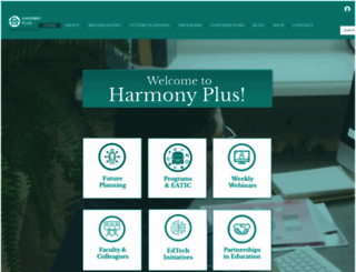harmonyplus.com screenshot