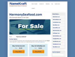 harmonyseafood.com screenshot