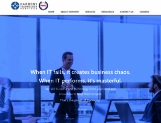 harmonytechnologyservices.com screenshot