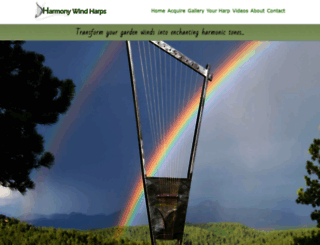harmonywindharps.com screenshot
