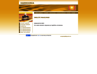 harmoonia.onepagefree.com screenshot