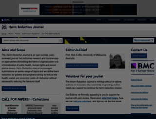 harmreductionjournal.com screenshot