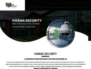 harmssecurity.com screenshot