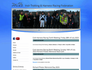 harnessracingcork.com screenshot