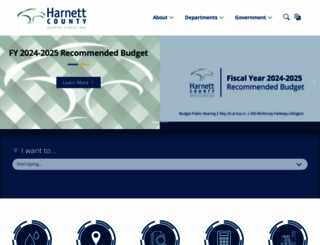 harnett.org screenshot