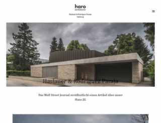 haro-architects.com screenshot