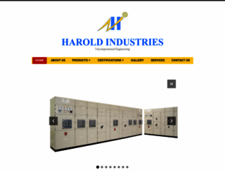 haroldindustries.com screenshot