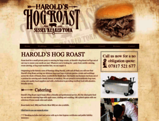 haroldshogroast.co.uk screenshot