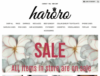 haroro.storenvy.com screenshot