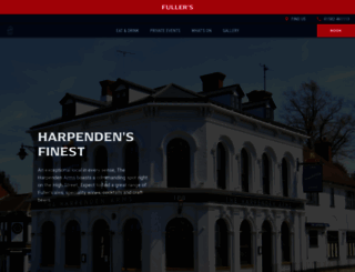 harpenden-arms.co.uk screenshot