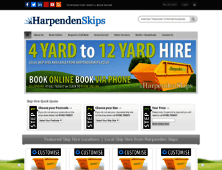 harpendenskips.co.uk screenshot