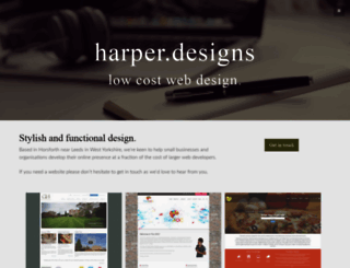 harperdesigns.co.uk screenshot