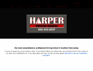 harperdrivingschool.clickforward.com screenshot