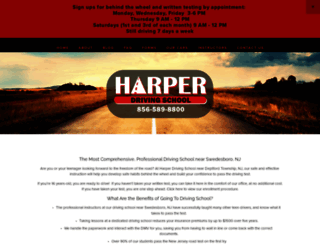 harperdrivingschool.com screenshot
