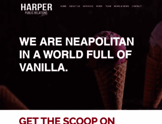 harperpr.com screenshot