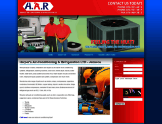 harpersairconditioning.com screenshot