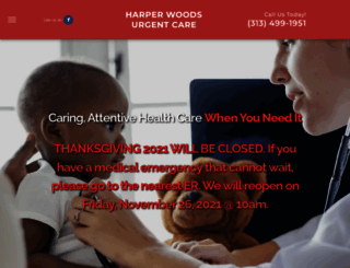 harperwoodsurgentcare.com screenshot
