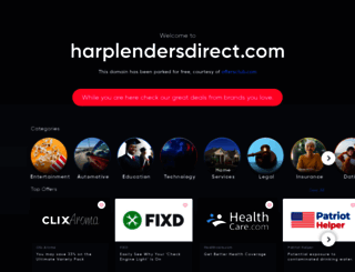 harplendersdirect.com screenshot