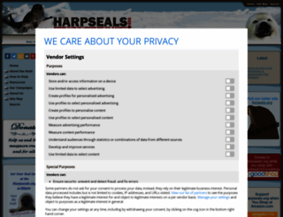 harpseals.org screenshot